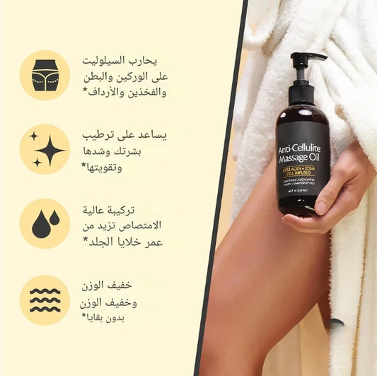 زيت Joyvin لشد الجسم وإزالة السيلوليت – الحل الطبيعي لبشرة مشدودة وملمس ناعم